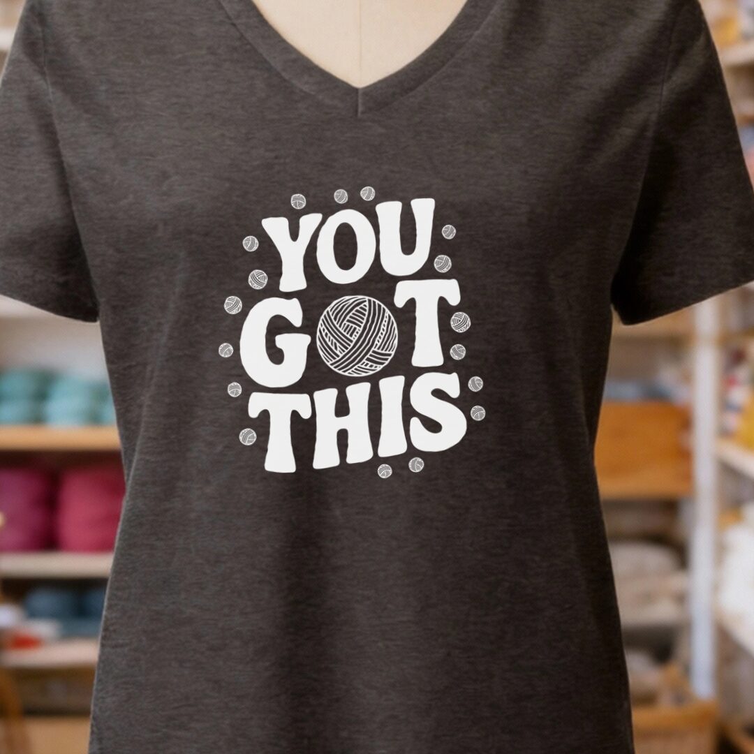 You Got This V-Neck T-Shirt Dark Grey t-shirt