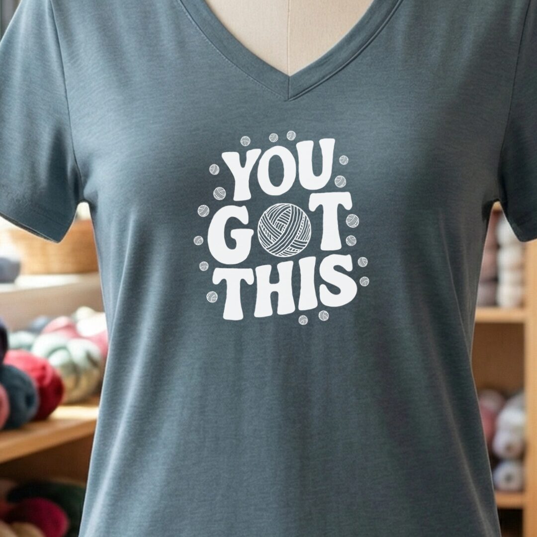 You Got This V-Neck T-Shirt Slate t-shirt