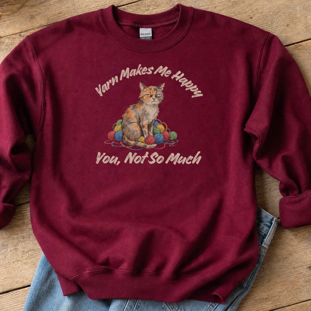 You, Not So Much Maroon Sweatshirt.jpg