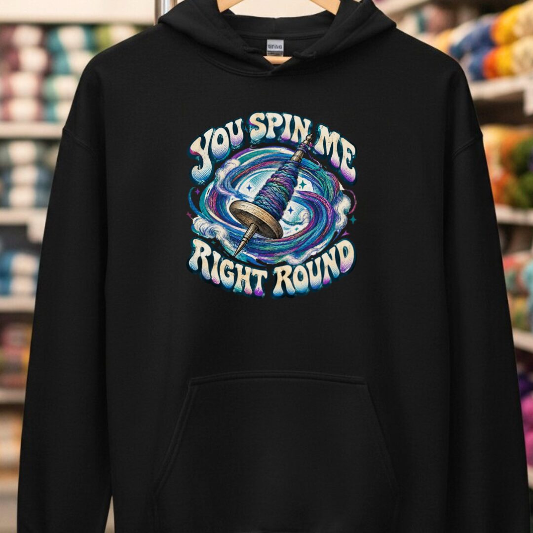 You Spin Me Hoodie Black t-shirt