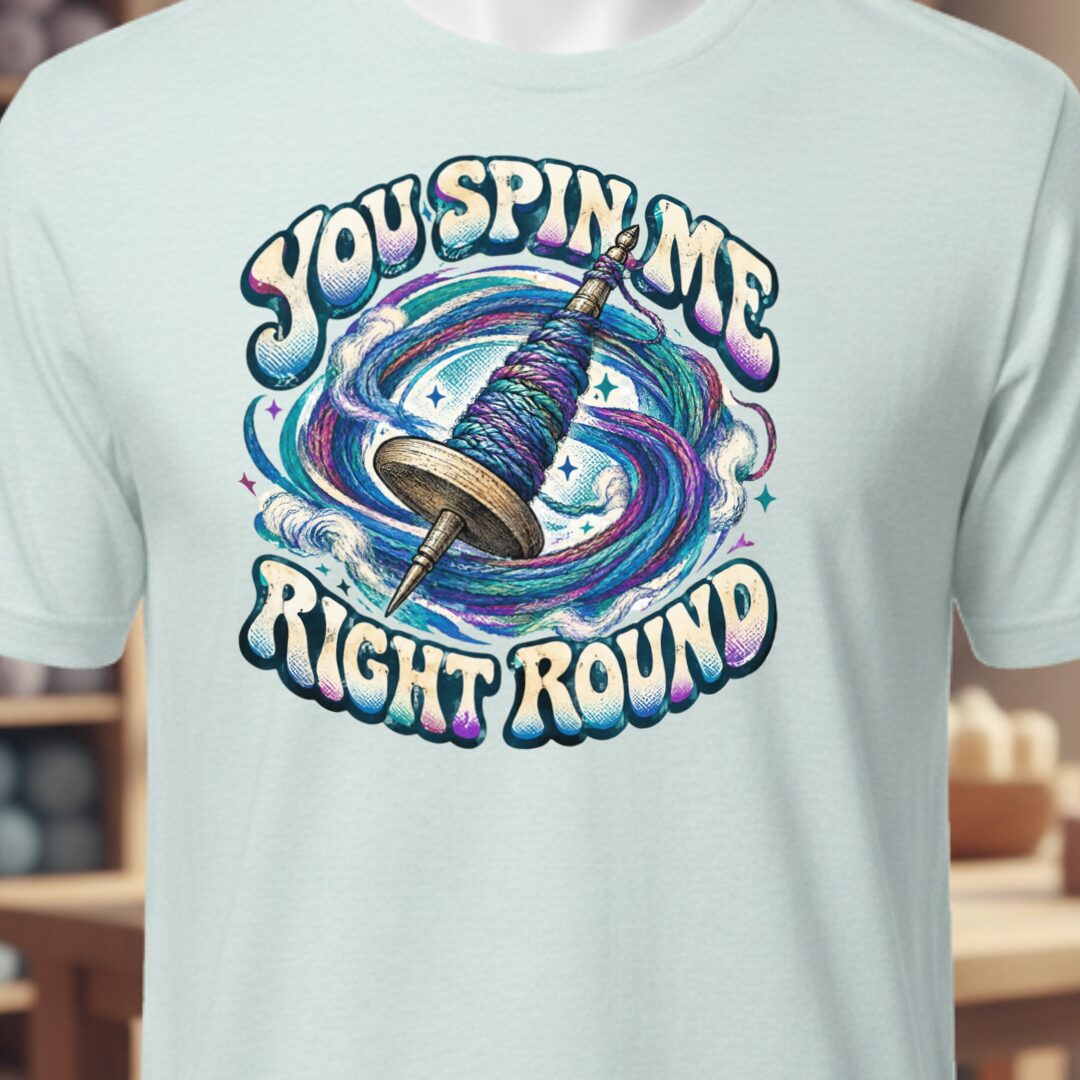 You Spin Me T-Shirt Ice Blue t-shirt