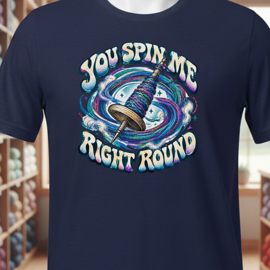 You Spin Me T-Shirt Navy t-shirt