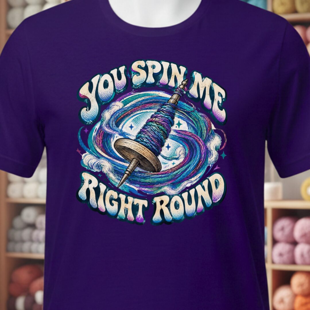 You Spin Me T-Shirt Purple t-shirt