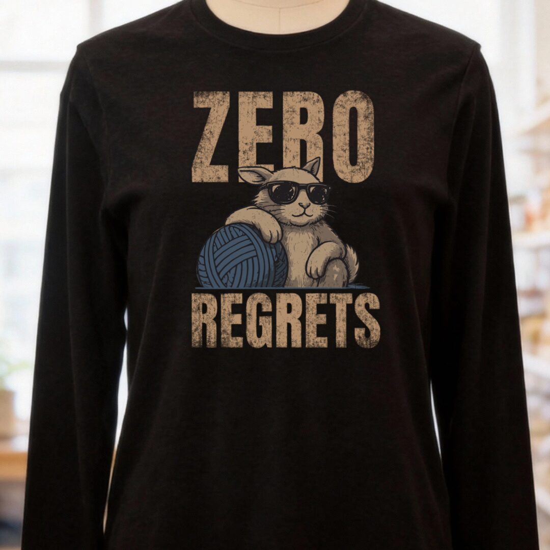 Zero Regrets Black Long Sleeve Tee.jpg