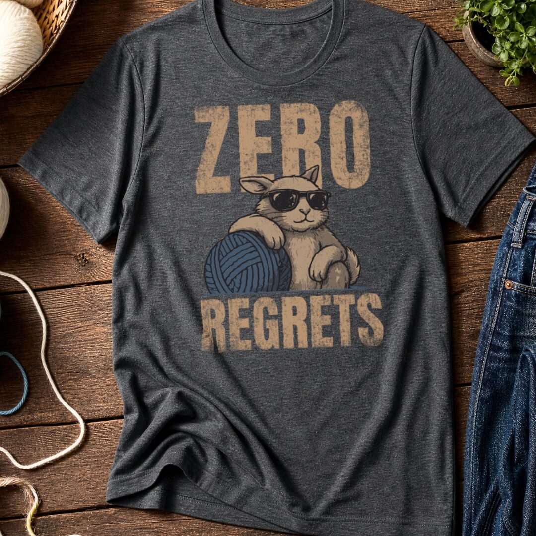 Zero Regrets Dark Grey T-Shirt.jpg