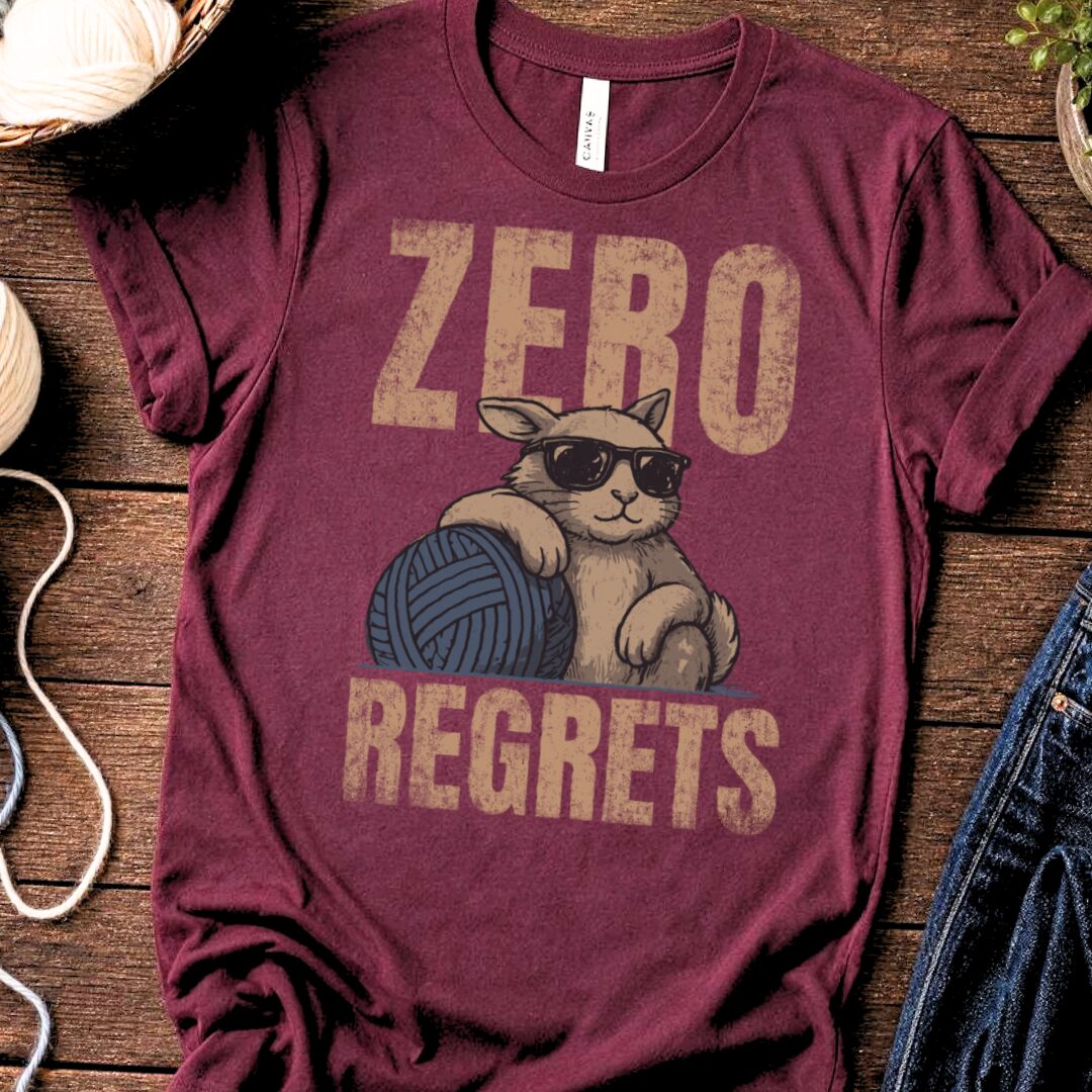 Zero Regrets Maroon T-Shirt.jpg