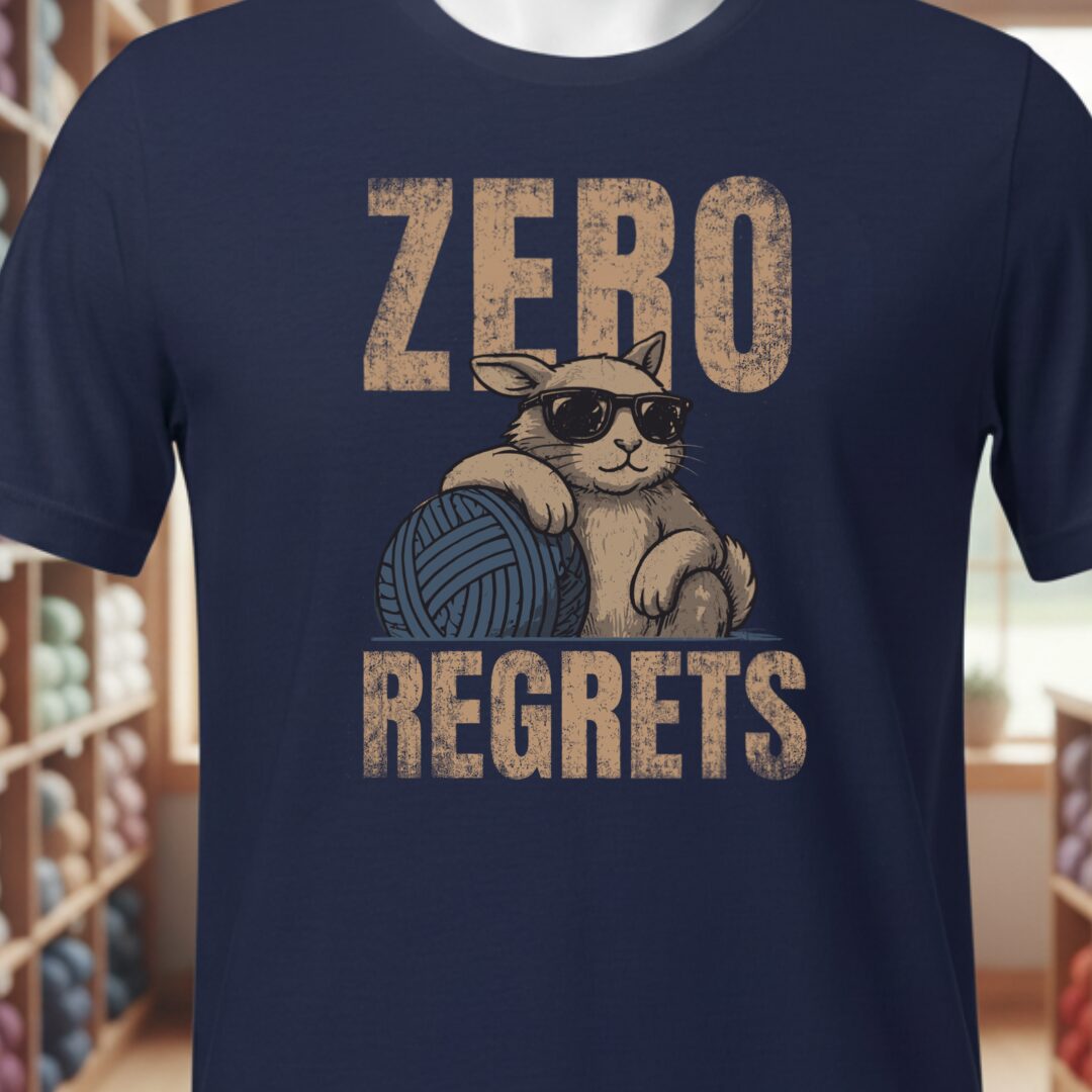 Zero Regrets T-Shirt Navy t-shirt