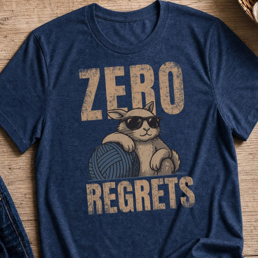 Zero Regrets T-Shirt Navy t-shirt