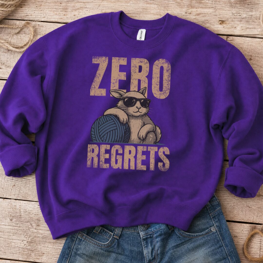 Zero Regrets Purple Sweatshirt.jpg