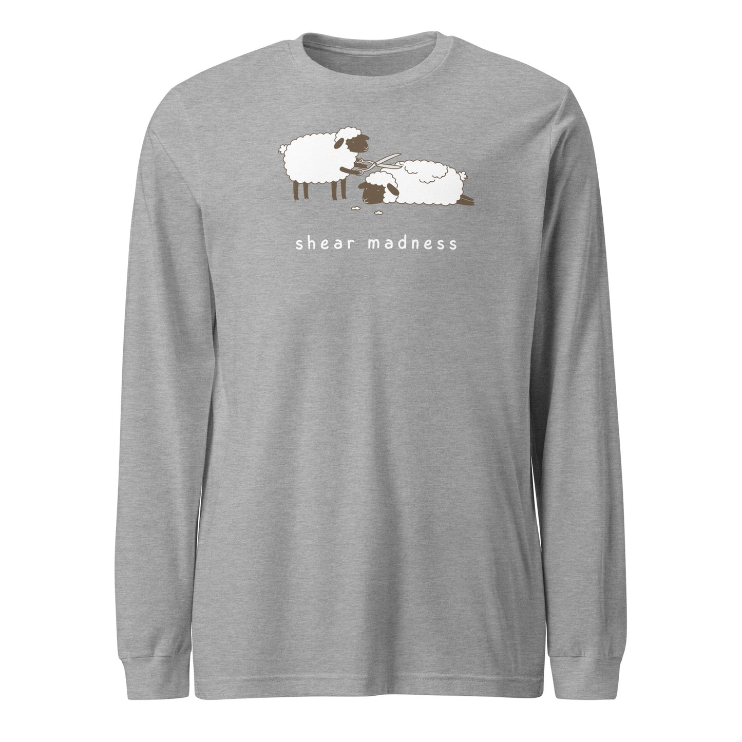 Shear Madness Long Sleeve Tee Athletic Heather / S