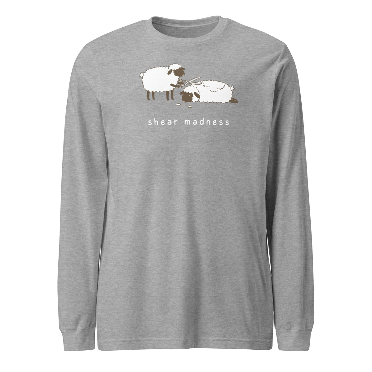 Shear Madness Long Sleeve Tee Athletic Heather / S