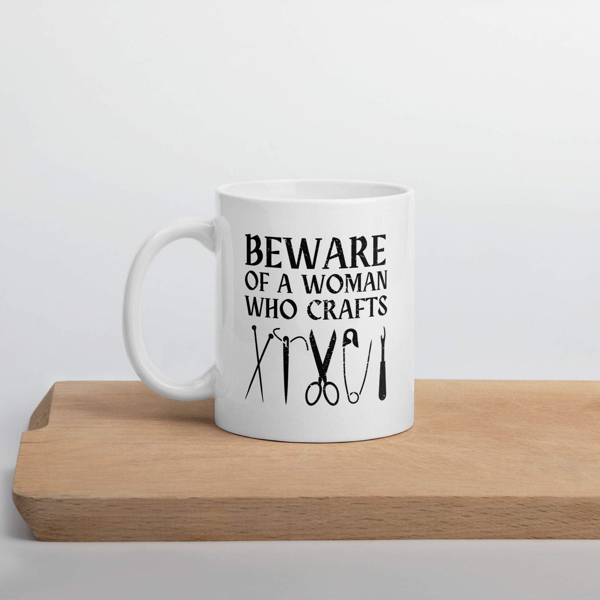 Beware of a woman who Crafts Mug