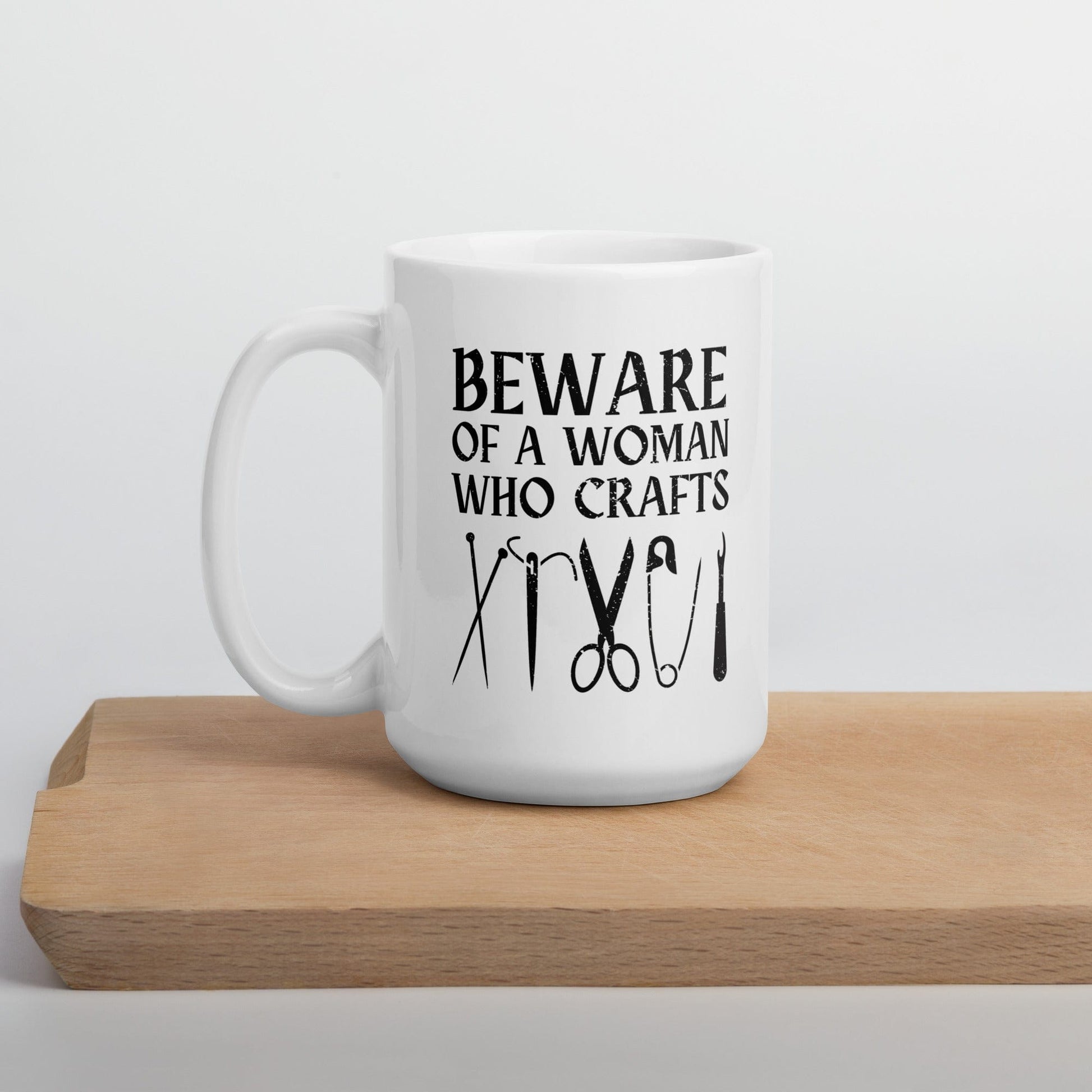 Beware of a woman who Crafts Mug