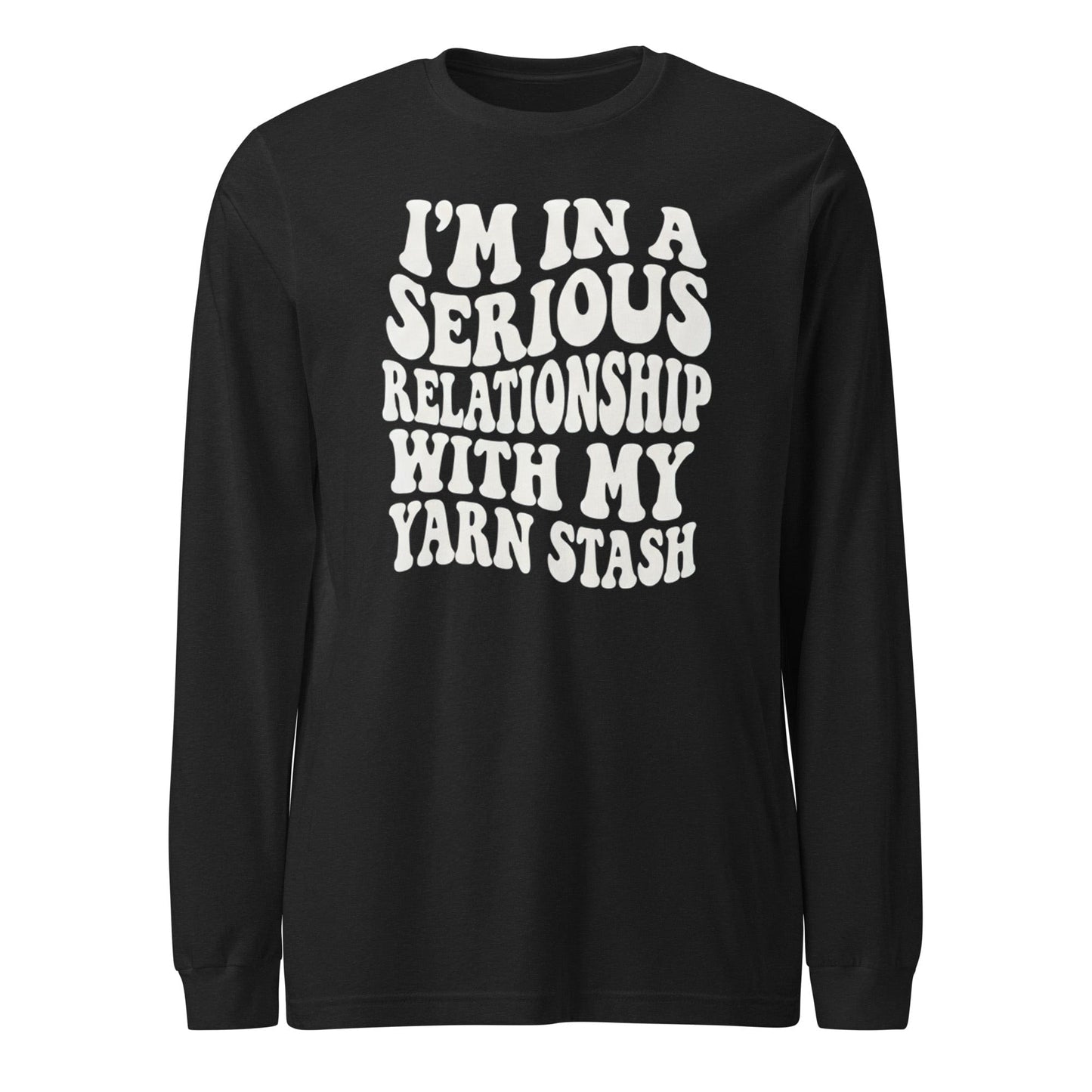 Serious Relationship Long Sleeve Tee Black Heather / S