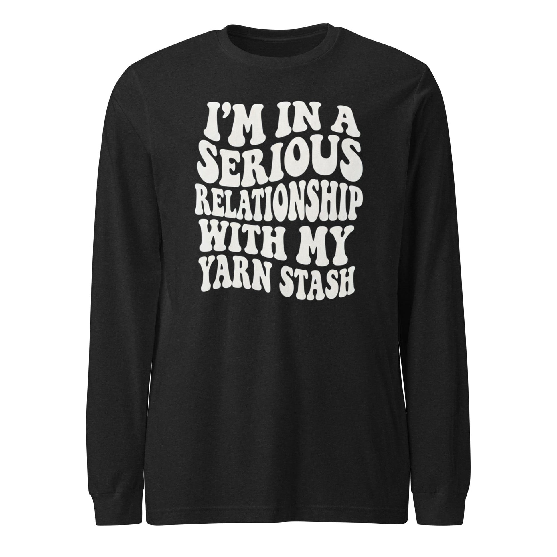 Serious Relationship Long Sleeve Tee Black Heather / S