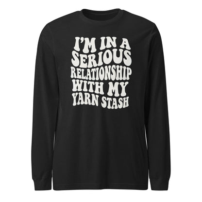 Serious Relationship Long Sleeve Tee Black Heather / S