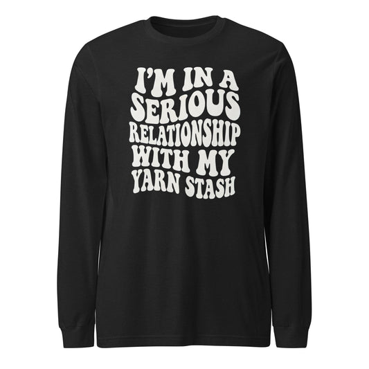 Serious Relationship Long Sleeve Tee Black Heather / S