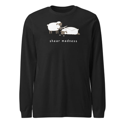 Shear Madness Long Sleeve Tee Black Heather / S