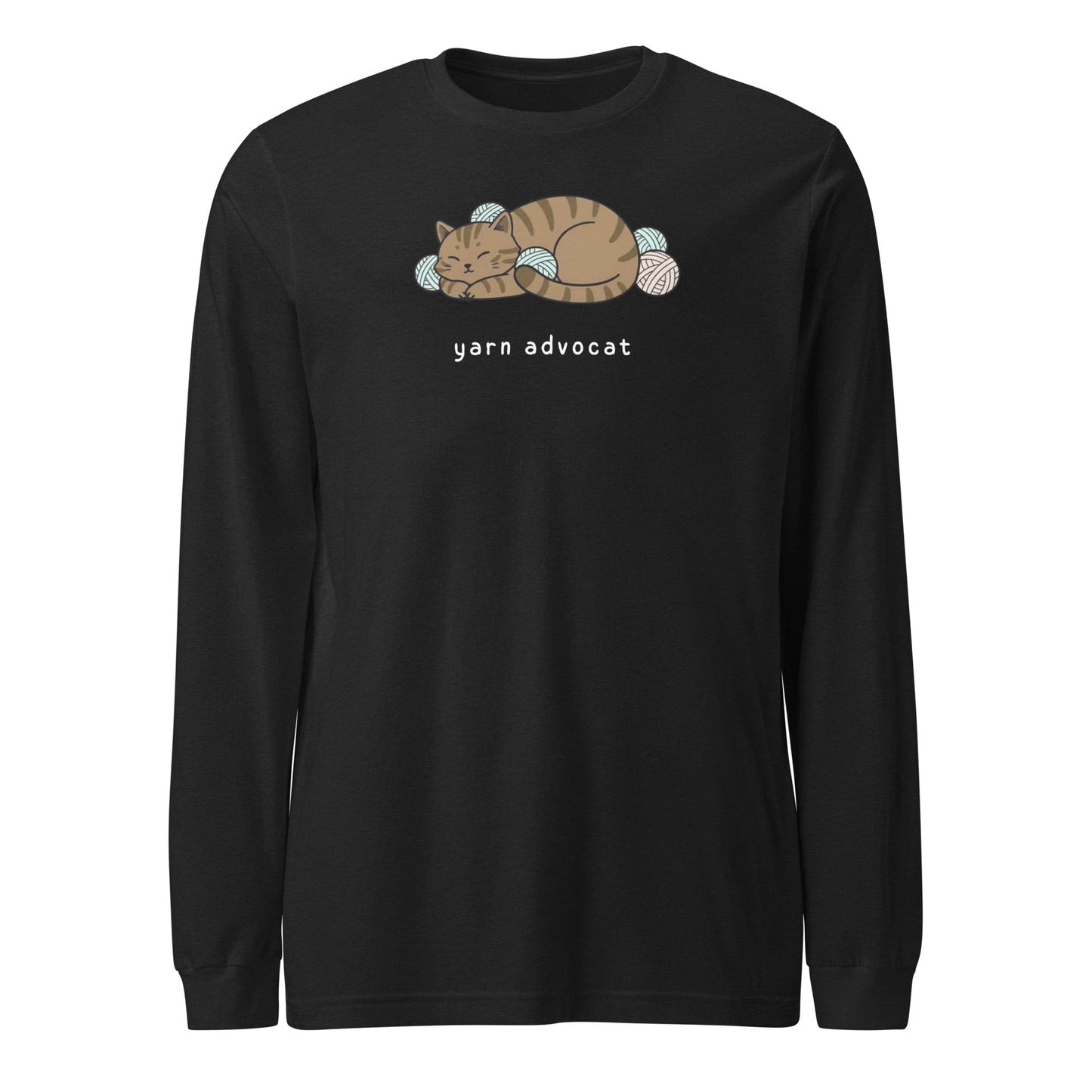 Yarn Advocat Long Sleeve Tee Black Heather / S