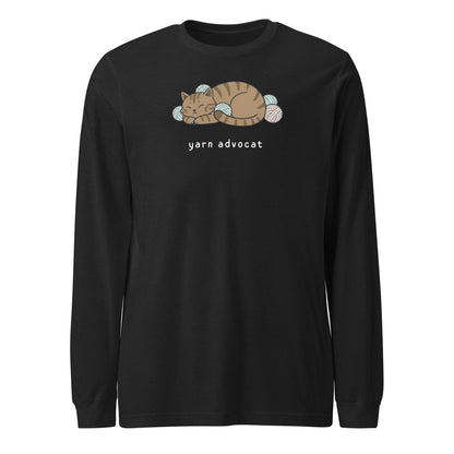 Yarn Advocat Long Sleeve Tee Black Heather / S
