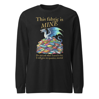 Fabric Dragon Hoarder Long Sleeve Tee Black Heather / XS