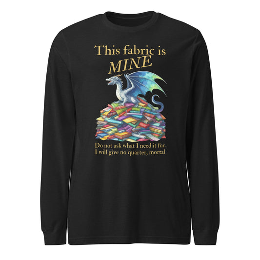 Fabric Dragon Hoarder Long Sleeve Tee Black Heather / XS