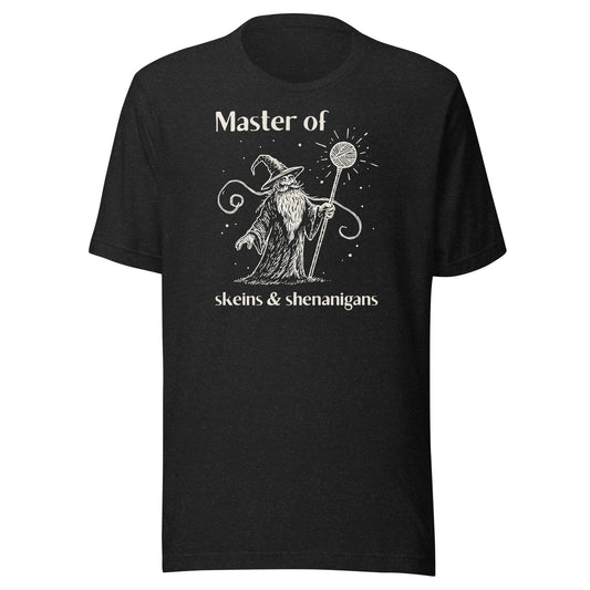 Master of Skeins T-Shirt Black Heather / XS