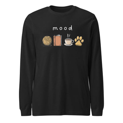Mood Long Sleeve Tee Black Heather / XS