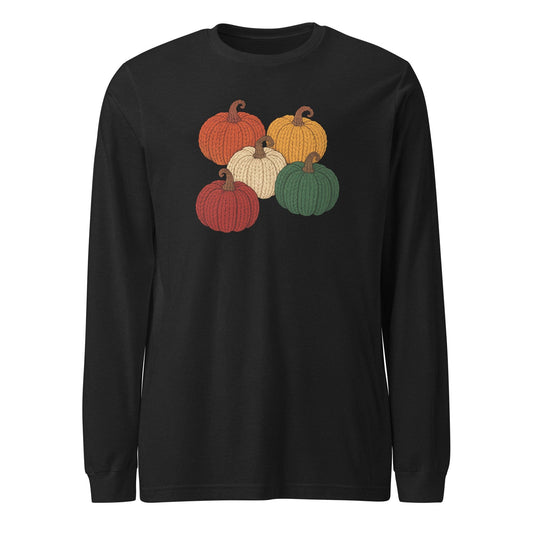 Pumpkins Long Sleeve Tee Black Heather / XS