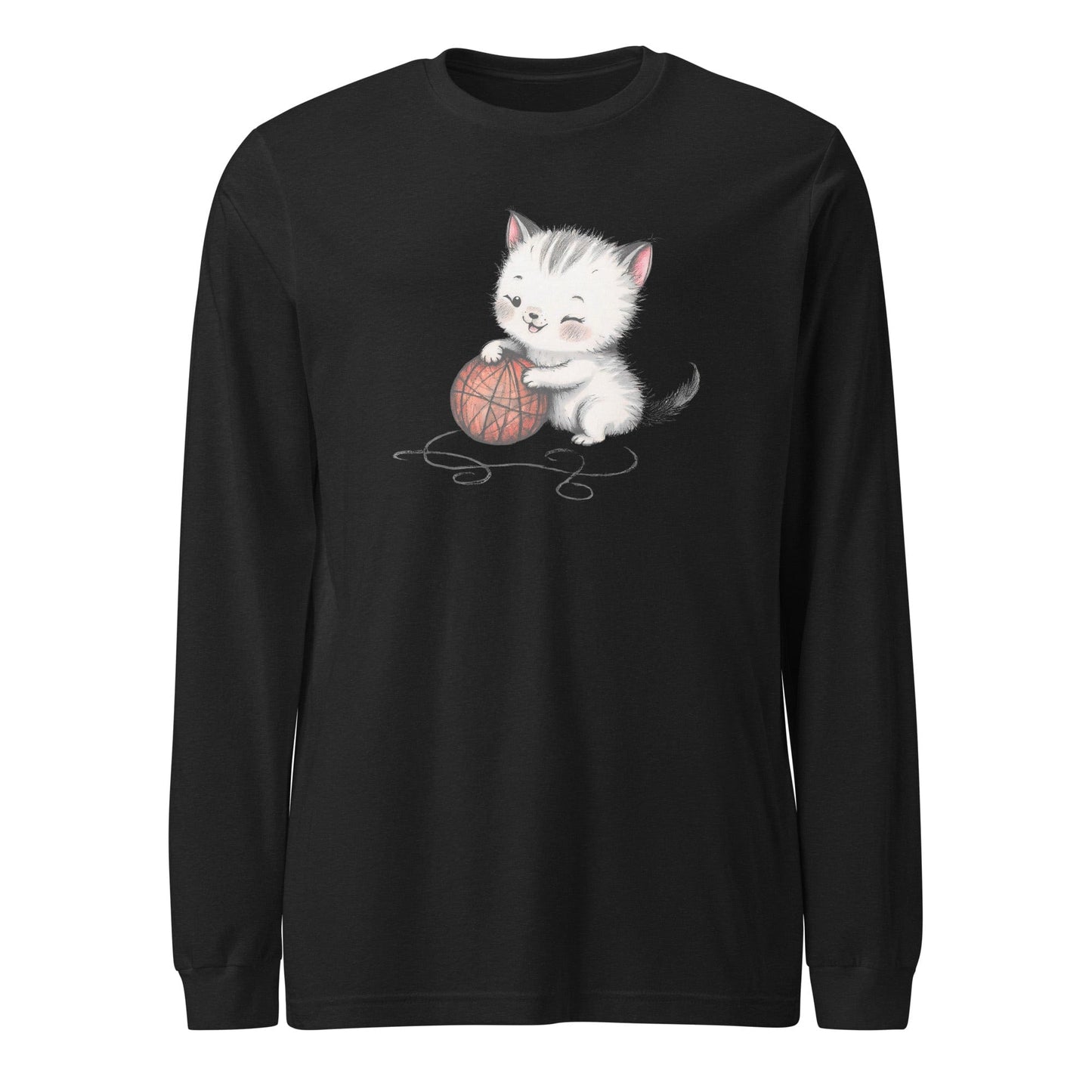 Soft Kitty Long Sleeve Tee Black Heather / XS