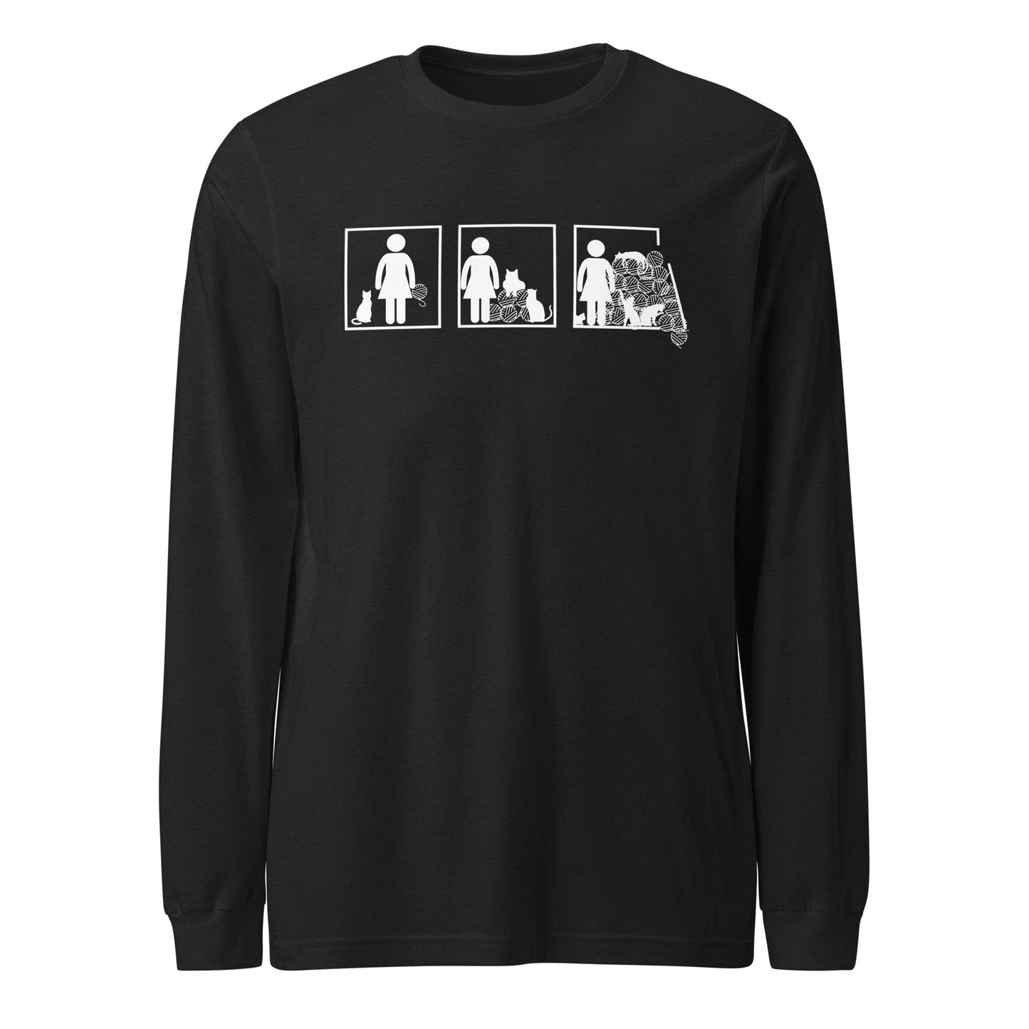 The Inevitable Escalation Long Sleeve Tee Black Heather / XS
