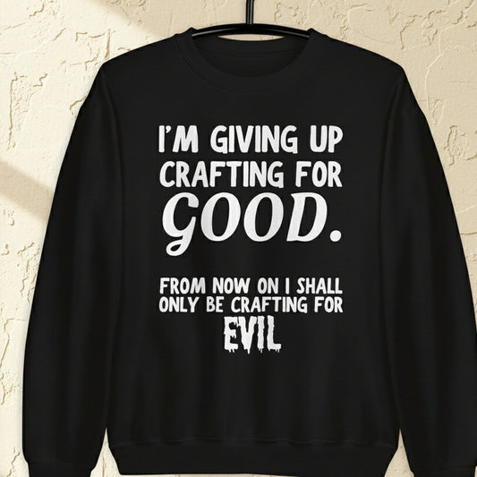 Crafting for Good Sweatshirt Black / S