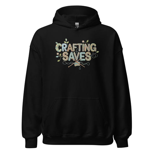 Crafting Saves Hoodie Black / S