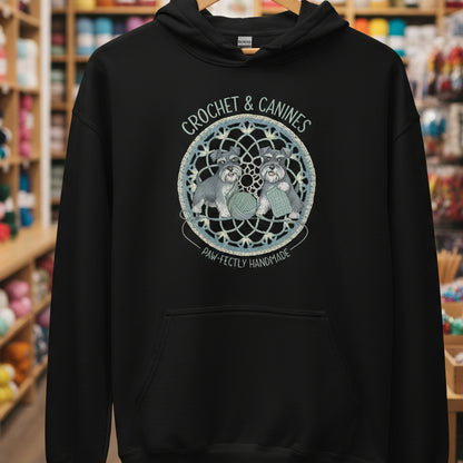 Crochet & Canines Hoodie Black / S