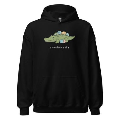 Crochetdile Hoodie Black / S