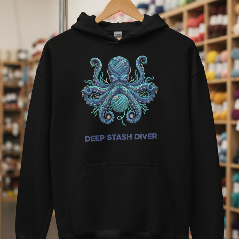 Deep Stash Diver Hoodie Black / S