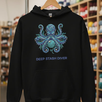 Deep Stash Diver Hoodie Black / S