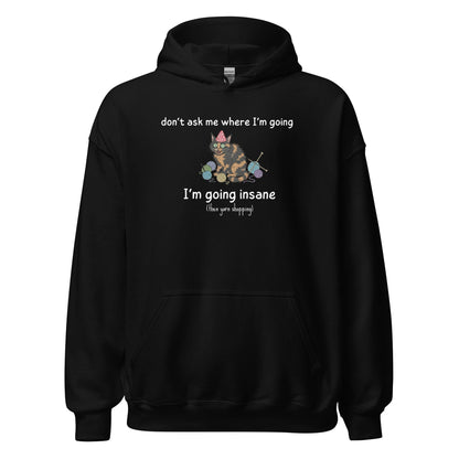 Going Insane Hoodie Black / S