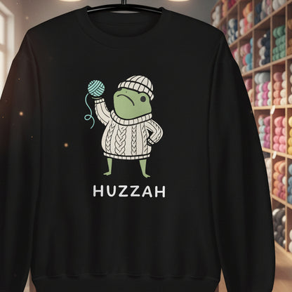 Huzzah Sweatshirt Black / S