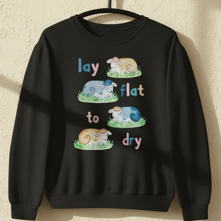 Lay Flat to Dry Group Sweatshirt Black / S