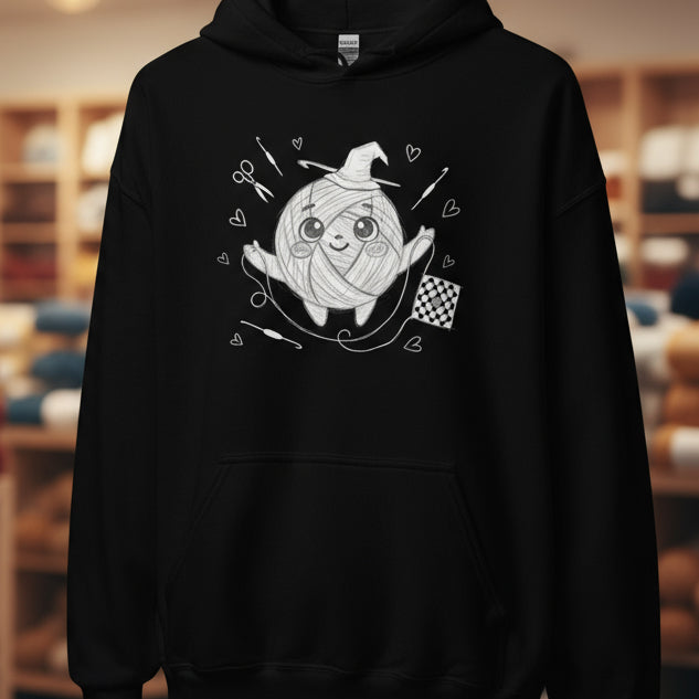Magic Yarn Hoodie Black / S