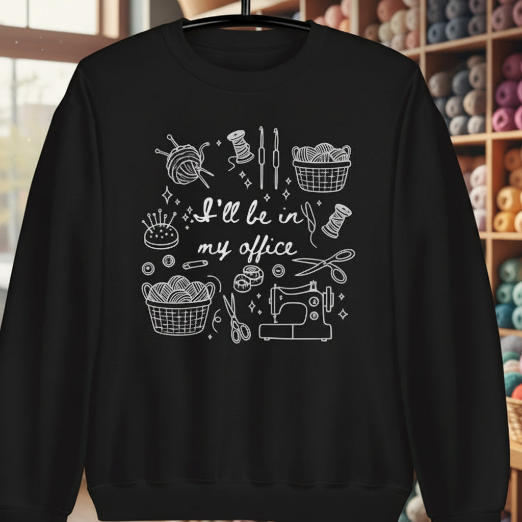 My Office Sweatshirt Black / S