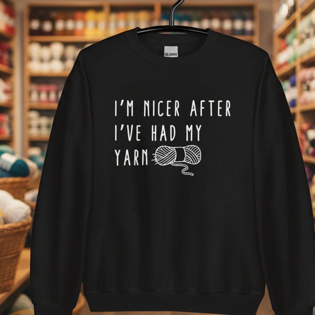 Nice After Yarn Sweatshirt Black / S