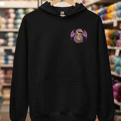 Pocket Dragon Hoodie Black / S