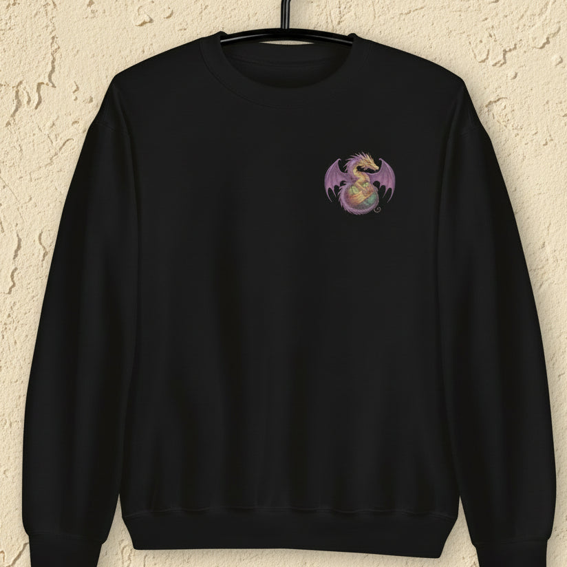 Pocket Dragon Sweatshirt Black / S
