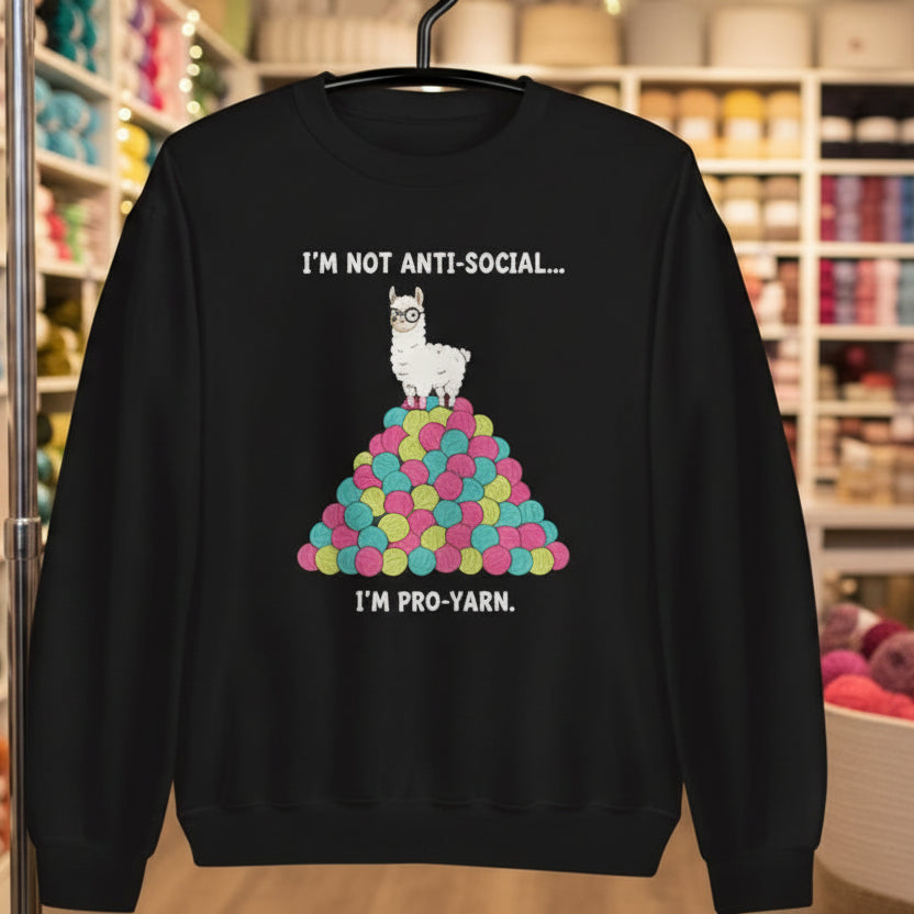 Pro Yarn Sweatshirt Black / S