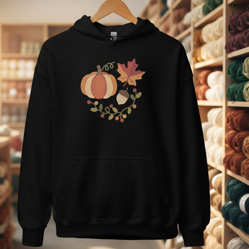 Pumpkin Spice Hoodie Black / S