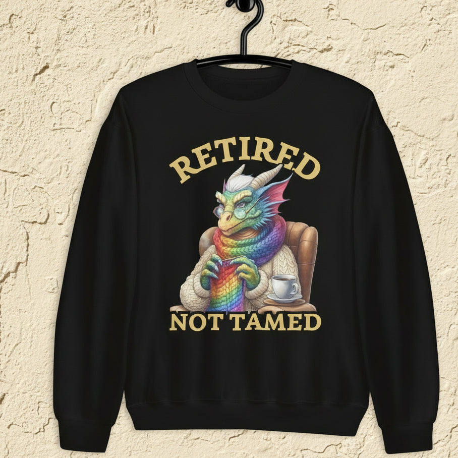 Retired Not Tamed Sweatshirt Black / S