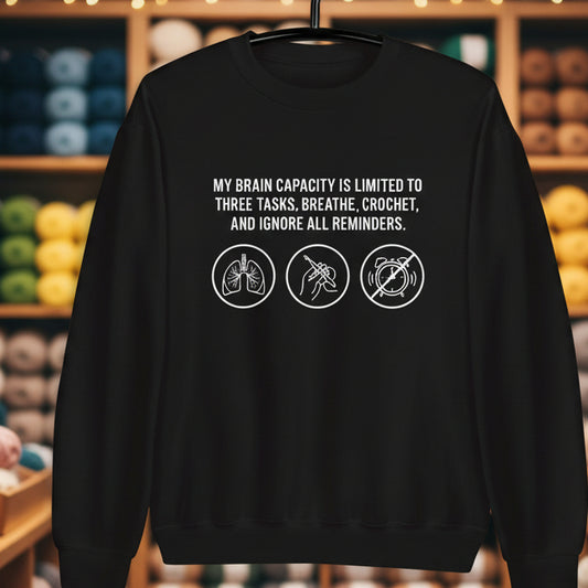 Task List Sweatshirt Black / S