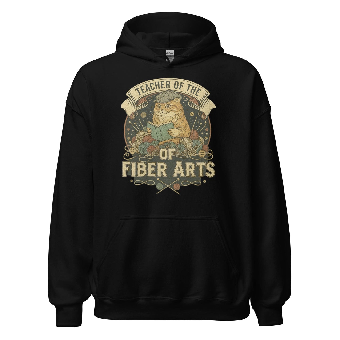 Teacher of the Fiber Arts Hoodie Black / S